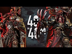 Black Templar Face the Chaos! Mitchell's Gauntlet Warhammer 40k in 40m