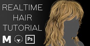 Realtime Hair tutorial - ON YOUTUBE
