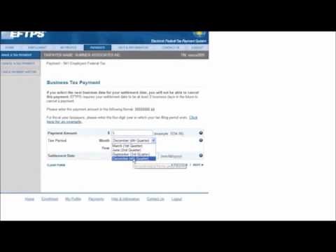 EFTPS Payments Training Module 1