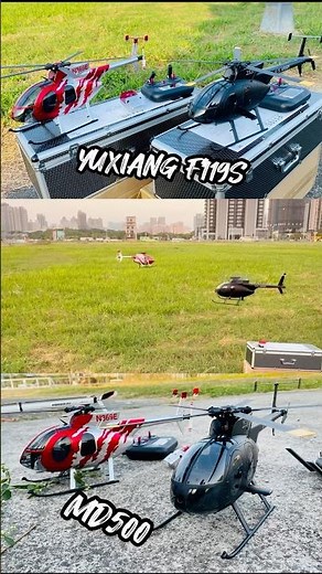 羽翔 F119S MD500 雙飛 旋轉木馬 來追我阿 MD-500 曜黑色 紅銀迷彩 戰鬥攻擊 直昇機 直升機 GPS TOF 激光 定位 YU XIANG