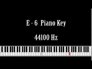 E - 6 Piano Key Note Sound Effect Free High Quality Sound FX