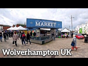 Wolverhampton Walking Tour : Exploring The Heart of The City on Foot | 4K HDR