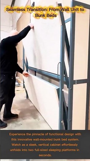 Seamless Transition: From Wall Unit to Bunk Beds