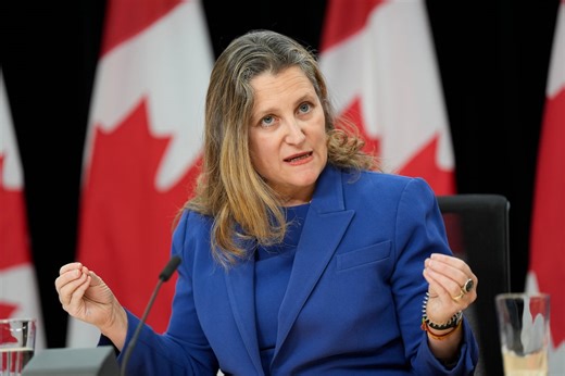 Freeland will unveil an economic statement next week. What will it say about the deficit?