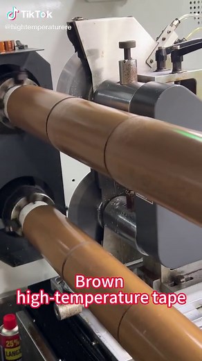 Brown high-temperature adhesive tape#tiktok #fyp #trending #high temperature tape #heat resistant tape #thermal transfer tape #die cutting tape #tape die cutting #cutting tape #transparent tape #colored tape #yellow tape #green tape #red tape #blue tape #brown tape #factory tape #top tape #tape manufacturer #industrial tape #electrical tape #electronic tape #automotive tape #masking tape #adhesive tape #double sided tape #single sided tape #wide tape #narrow tape #long tape #short tape #thick ta
