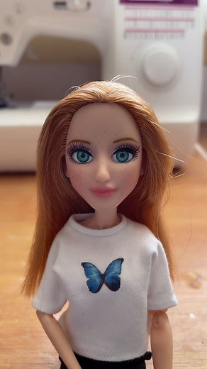 repainting a doll part 1/2 #doll #repainting #fyp