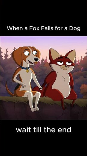 When a Fox Falls for a Dog #netflix #ytshorts #hindidubbed
