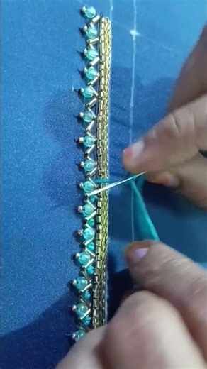 simple and unique aari work design # aari work blouse design 💫