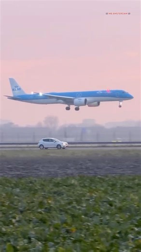 EMBRAER E195-E2 KLM FLORENCE TO AMSTERDAM LANDING SCHIPHOL AIRPORT PLANE SPOTTING PHNXZ #aviation