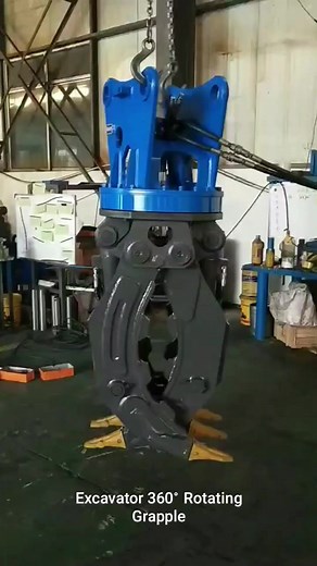 Excavator 360° Rotating Grapple #excavator #rotatinggrapple #360Rotating #grappling #grapple | Technology & Technic Art & Sport