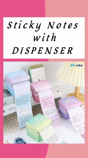 These Aesthetic Sticky Note Dispensers are a Must-Have! ✨ONLY ₹250?! LINK IN PIN COMMENT