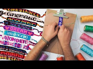 DIY Learn How To Make Friendship Bracelet With Name