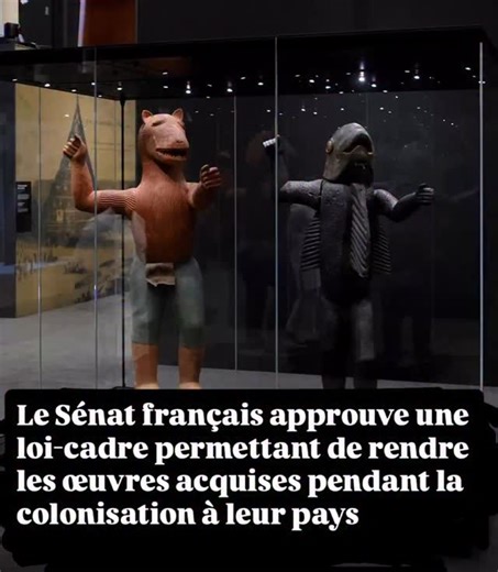 L’ANGLE MÉDIA on Instagram: "Pendant plus d’un siècle, des milliers d’œuvres ont été arrachées à l’Afrique, à l’Asie, au Moyen-Orient, sous couvert de « missions », d’« explorations » ou d’« administration coloniale ». Masques, statues, manuscrits, objets sacrés : sortis de leur contexte, exposés dans des musées occidentaux, privés de leur sens et de leur mémoire. En France, ces œuvres ont longtemps été déclarées inaliénables. Intouchables. Résultat : chaque restitution devait passer par une loi