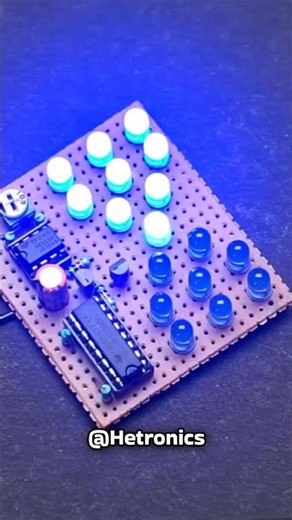 Hypnotic LED Pattern Circuit 🔥