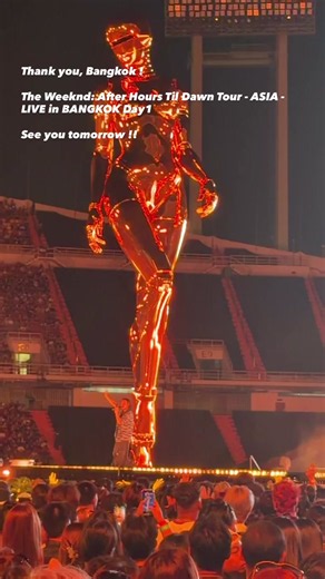 The Weeknd After Hours Til Dawn Tour Bangkok live highlights