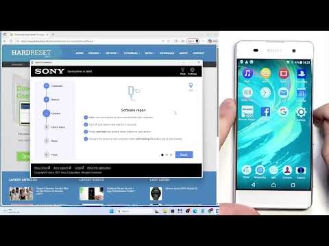 SONY Xperia XA F3111 - Cara Install Firmware Pabrik (Xperia Companion)