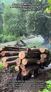 Extreme Motorcycle Modifications for Jungle Logging