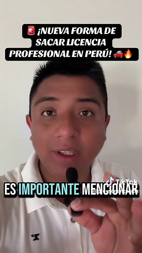 Nueva forma de sacar licencia de conducir en Perú 2025