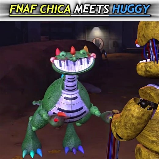 Fnaf Chica vs Huggy Wuggy🤺💀 - Poppy play time #poppyplaytimechapter5 #viralshort #fnaf