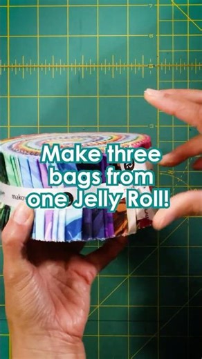 Make 3 bags from 1 Jelly Roll!