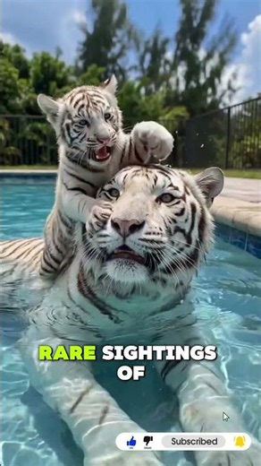 One In A Million White Tiger Exists #shorts #rare #wildlife