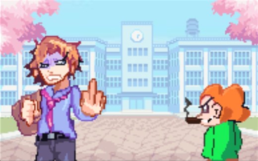 官方更新？FNF senpai week Roses pico mix