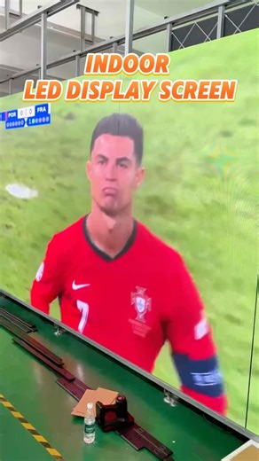 Cableless LED video wall for showroom, museum, auditorium, etc. #wellvision #ledscreen #cr7