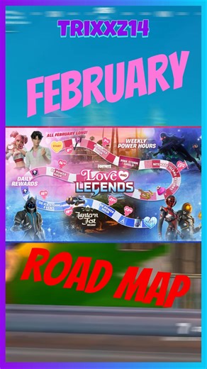 February Road Map Fortnite