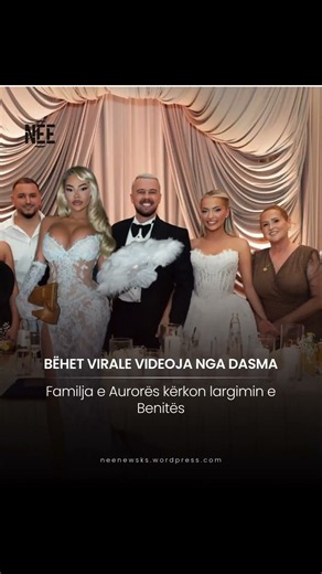 Bëhet virale videoja nga dasma, familja e Aurorës kërkon largimin e Benitës