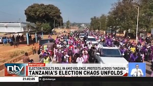 Tanzania Election Chaos Unfolds: Tanzania's electoral commission has begun announcing results. The election is marred by violence, controversy and growing international concern. Business came to a standstill at the Kenya-Tanzania border. #NTVTonight | NTV Kenya