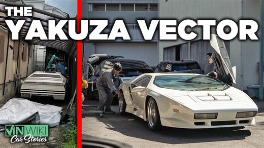 Abandoned Vector Supercar Tied to Yakuza Found in Japan