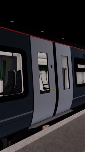 Class 379 leaving Eden Quay