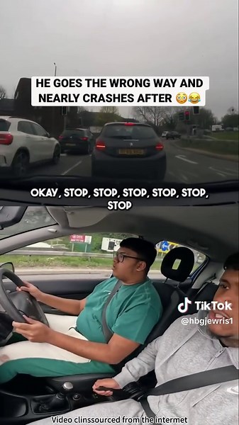 Novice first time driving.#Driving#Learning to drive#fail#road | driving