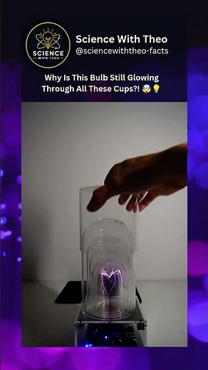 Why Is This Bulb Still Glowing Through All These Cups?! #facts