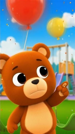 Teddy’s Big vs Small Game! 🐻🎈 | Find the BIG Balloon! | Kids Learning Short
