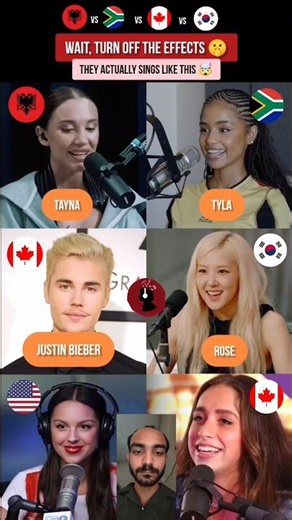 🤯 Autotune vs No Autotune Compilation | Tayna, Tyla, Bieber, Rose, Olivia Rodrigo, Tate McRae