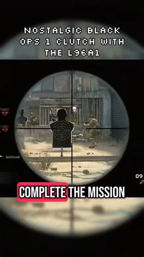 | Pros | Clips | Moments | Nostalgia on Instagram: "Nostalgic Black ops 1 Clutch with the L96A1 🔥 If you played Black Ops 1, you already know… the L96A1 wasn’t just a sniper, it was a statement. 🎯🔥 In a game filled with iconic weapons, the L96A1 carved out its legacy as one of the greatest snipers in Call of Duty history. What made the L96A1 special wasn’t just damage, it was feel. • Insane one-shot kill consistency • Clean, heavy recoil that rewarded precision • Fast ADS potential with Sleig