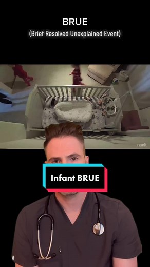 An infant BRUE can be a scary experience for parents! Vid: @Sarah Bendel #pediatrics #doctor #infant #firstimemom
