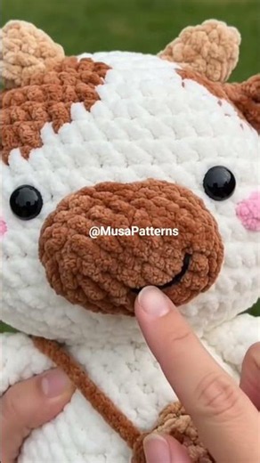 Cute Cow Amigurumi Crochet Pattern | Digital PDF Download