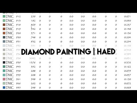 Diamond Painting - HAED Cross Stitch Pattern to a Diamond Painting | How to Guide