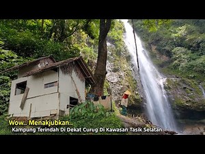 Amazing... A panoramic view of the natural beauty of the village, a hamlet near the waterfall on ...