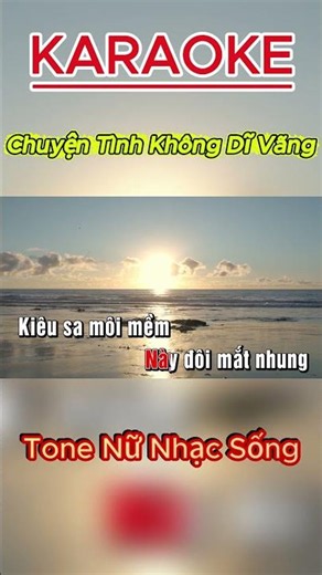 Chuyện Tình Không Dĩ Vãng Tone Nữ Nhạc Sống | Beat Chuẩn Dễ Hát #karaoke #bolero #nhacsong