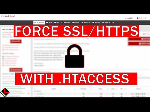 How to Force SSL (add https) in cPanel with .htaccess to Your Website