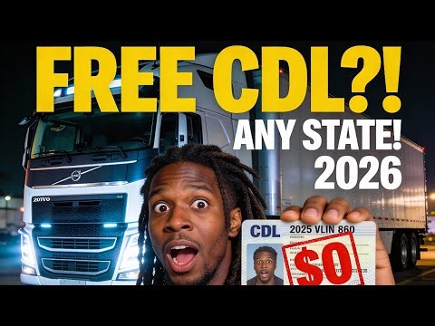 How to Get Your CDL for FREE in ANY State 2026 (Most People Don’t Know This!)