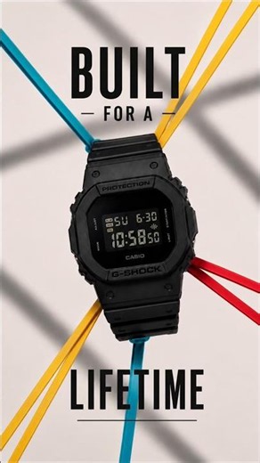 Casio G-SHOCK DW 5600 — Built for a Lifetime #watch