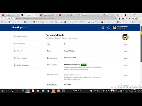 how to add or change your phone number on booking.com website account