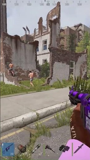 Rust Naked Take On Zombies Rust Empires Role Play Server RE #rust #gaming #funny #roleplay