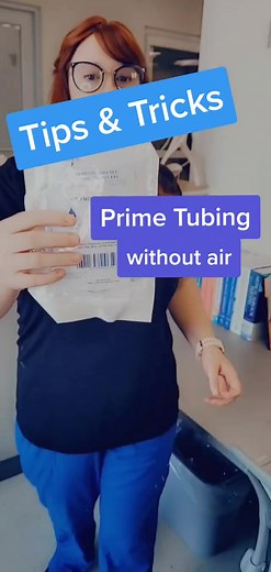 Nursing Hack: How to Prime Blood Tubing