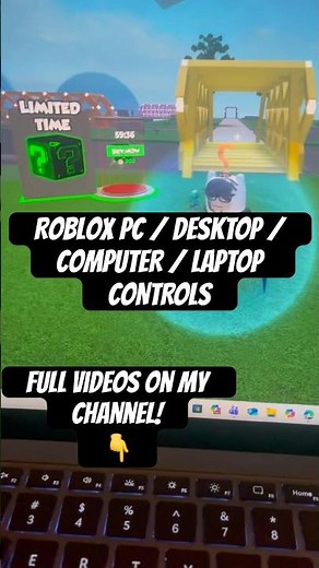 How To Play Roblox On PC/Desktop! Roblox PC Controls (2026) #roblox #shorts