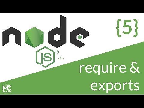 Node.js Tutorial - 5 Require y exports